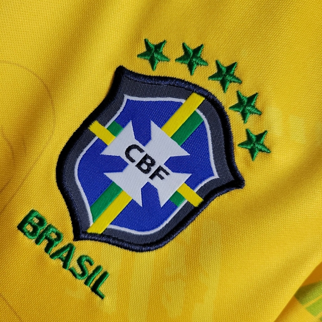 Camisa Seleção Brasil I 19/20 Torcedor Masculina - Amarelo e Verde