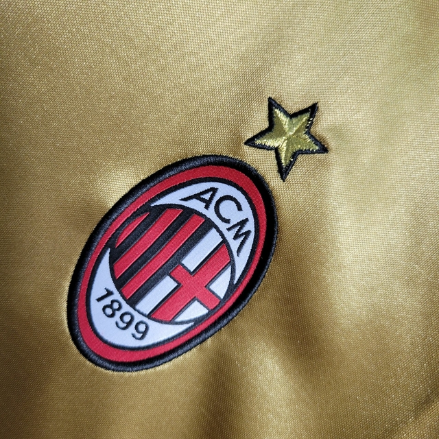 Camisa AC Milan RETRÔ 13/14 - Torcedor Puma Masculina - Dourado