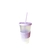 Vaso con tapa y sorbete colores pastel - comprar online