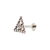 Piercing Orelha Titânio Triângulo com Zircônia - comprar online