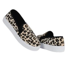 Slip On Pelo Onça Lj Luciana Janich