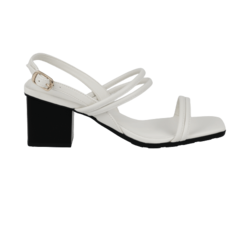 Sandália Off White Salto 7cm Lj Luciana Janich na internet