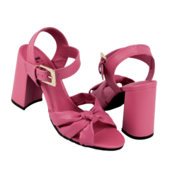 Sandália Pink Flamingo Salto 10cm Lj Luciana Janich