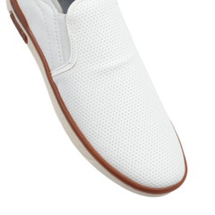 Sapatênis Branco Natural Elastano Lateral IJung - comprar online