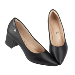 Scarpin preto salto 6 cm 2025