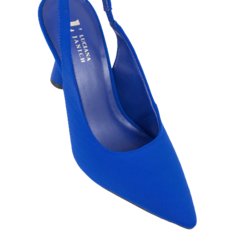 Scarpin Textil Bic Salto Cone 9cm Lj Luciana Janich - comprar online