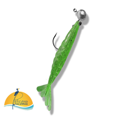 Isca Artificial Camarão 8 cm com Jig Head na internet