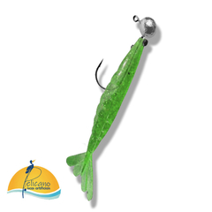 Isca Artificial Camarão 6 cm com Jig Head na internet