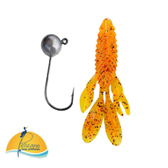 Isca Craw Soft 8cm com Jig Head - comprar online