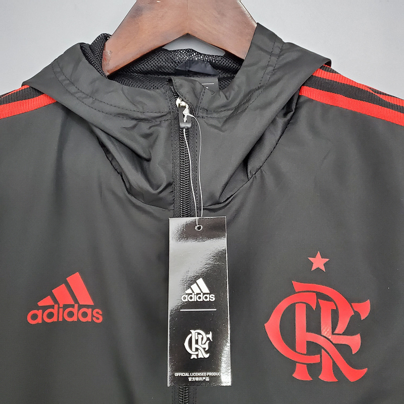 Corta vento hot sale flamengo preto