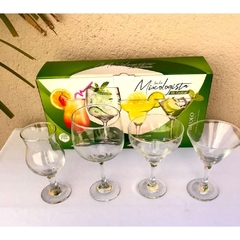 Jogo de Taças de Vidro Mixologista Cocktail 4 Peças - Ruvolo - comprar online