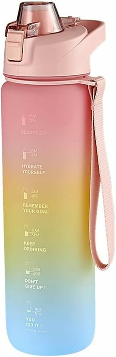 Kit 3 Garrafa Agua Motivacional Academia Squeeze - comprar online