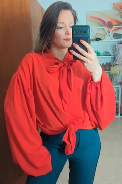 Blusa Vermelha Feminina