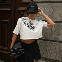 T-Shirt cropped Beija Flor - comprar online