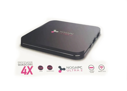 TV BOX NOGA PC ULTRA 2 100% compatible con aplicacion magis tv A1