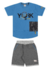 CONJUNTO ANGERÔ CAMISETA NEW YORK BERMUDA MOLETINHO (10718)