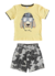 CONJUNTO ALAKAZOO CAMISETA DOG COM ÓCULOS E SHORT MOLETINHO (10594)