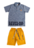 CONJ. ANGERÔ CAMISETA POLO NEM WAY E SHORT MOLETINHO (10555)