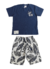 CONJUNTO ANGERÔ CAMISETA JUST FLOW MAQUINETADA E SHORT MOLETINHO (10722)