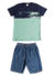 CONJ. ELIAN CAMISA SOUTH COAST / SHORT JEANS (10712)