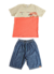 CONJ. ELIAN CAMISA SOUTH COAST / SHORT JEANS (10711)