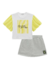 CONJUNTO LILIMOON BLUSA BOXY DO WHAT E SHORTS SAIA (11001)