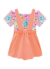 CONJUNTO INFANTI CROPPED CARINHAS/SALOPETE (10910) - Happy Store Moda Infantil