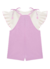 CONJ INFANTI BLUSA CANELADO/JARDINEIRA FLOZINHAS (10952) - Happy Store Moda Infantil