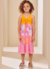 VESTIDO INFANTI MID MALHA WAVES FLORES (10793)