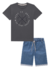 CONJ. LUC BOO CM KEEP ON REAL/ SHORT JEANS (11082) - comprar online