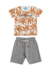 CONJ. KAMYLUS CALIFORNIA FOLHAGEM SHORTS MOLETINHO (8988) - comprar online