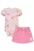 CONJ.KUKIÊ BODY ESTAMPADO/SH SAIA (12748) - comprar online