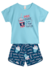 CONJ. MARISOL MILK SHAKE / SHORTS ESTAMPADO (6914)