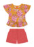 CONJUNTO KELY E KETY BANANA SHORTS MOLETINHO (9446)