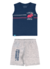 CONJ. KAMYLUS REGATA TEAM DINOS SHORTS FOLHAGEM (8902)