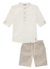 CONJ. LUC BOO TRICOLINE / SHORT CHAMBRAY (6872) na internet