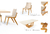 Conjunto Mesa Agnes + Cadeiras - comprar online