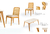 Conjunto Mesa Zoe + Cadeiras - comprar online