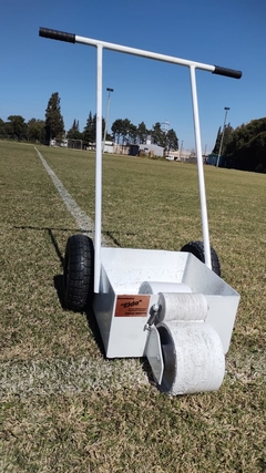 Maquina para pintar canchas de césped natural - Demarcación de líneas - Futbol - Rugby - Vernucci