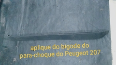 Moldura Aplique Parachoque Traseiro Peugeot 207 Sedan 09/13