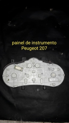 Painel De Instrumento/velocímetro Peugeot 207 na internet