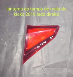 lanterna da tampa de mala do kicks