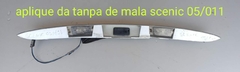 aplique da tampa de mala renault scenic 04/11