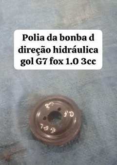 Polia Bomba Direção Hidraulica Vw Fox/gol 1.0 3cc