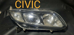 Farol Direito Civic 2012-2016 Cromado Bifocal Original