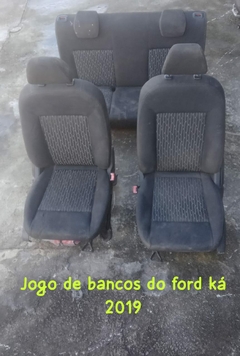 Jogo Banco Com Detalhe E Regulagem Altura Ford Ka 2019