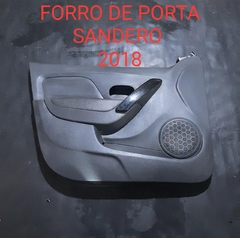 Forro de porta dianteiro esquerdo Renault Sandero 2018