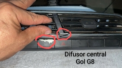 Difusor De Ar Central c/ botões Gol G8 2020 c/detalhes - comprar online