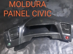 Moldura Painel Central Com Difusores Honda Civic 2013