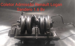 Coletor Admissão Renault Sandero Logan 1.6 8v 2011 2012 2013